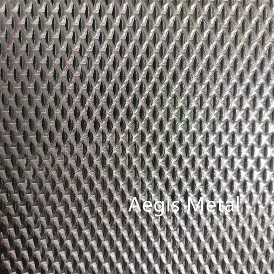 Persulfate Production Corrosion Resistance Anode Titanium Expanded Mesh Sheet 