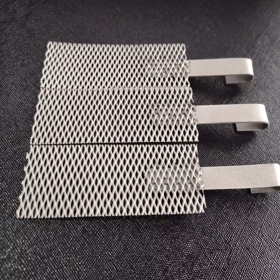 Gr. 2 Grade 2 Titanium Wire Mesh Sheet Anode for Seawater Electrolysis