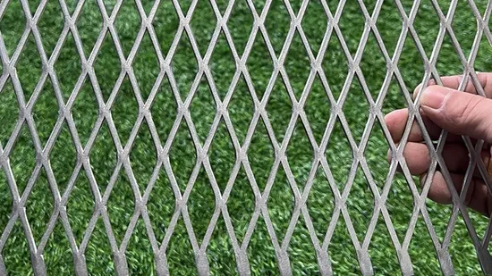 Expanded Metal Catwalk Steel Grating Nickel 201 Expanded Mesh Electrode 1.0mm Anode Titanium Plate Mesh 