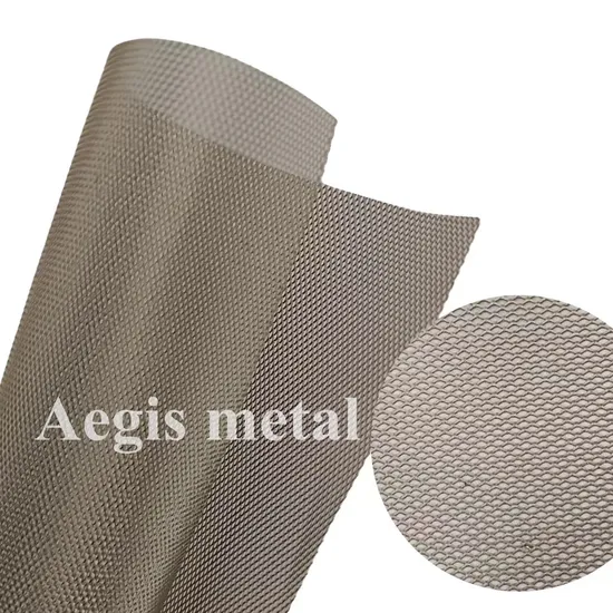 0.5*0.8mm Anode Titanium Plate/Electrode Anode Expanded Metal Titanium Mesh 